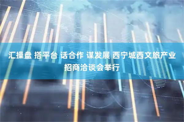 汇操盘 搭平台 话合作 谋发展 西宁城西文旅产业招商洽谈会举行